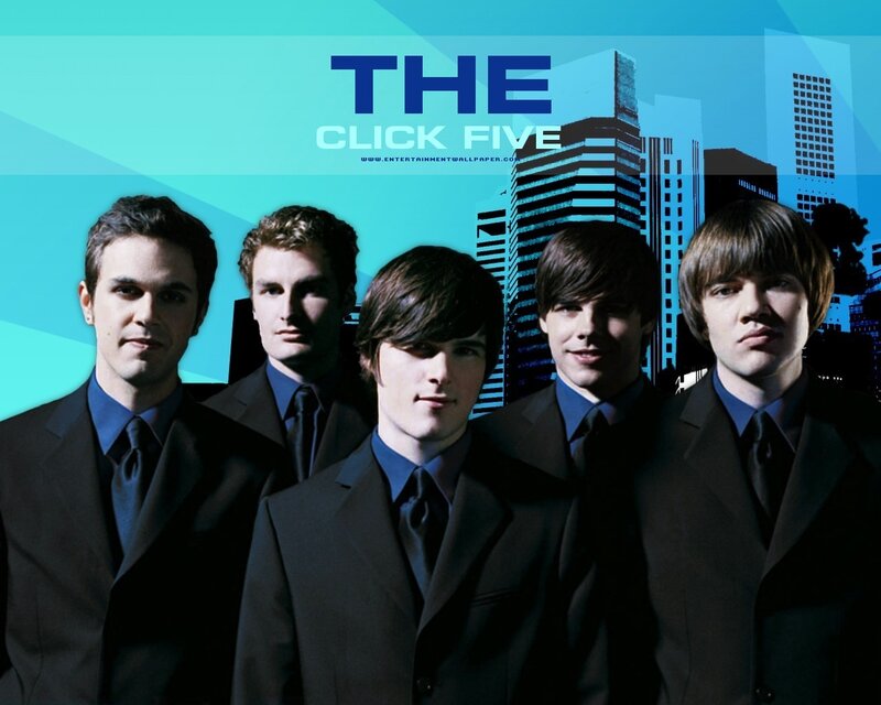 The Click Five band portrait