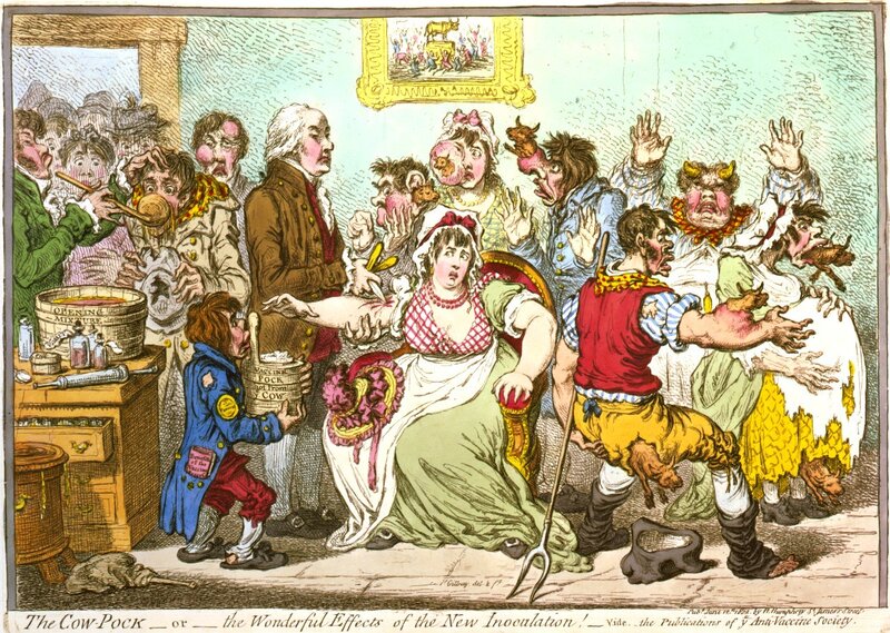 The Cow Pock - or the Wonderful Effects