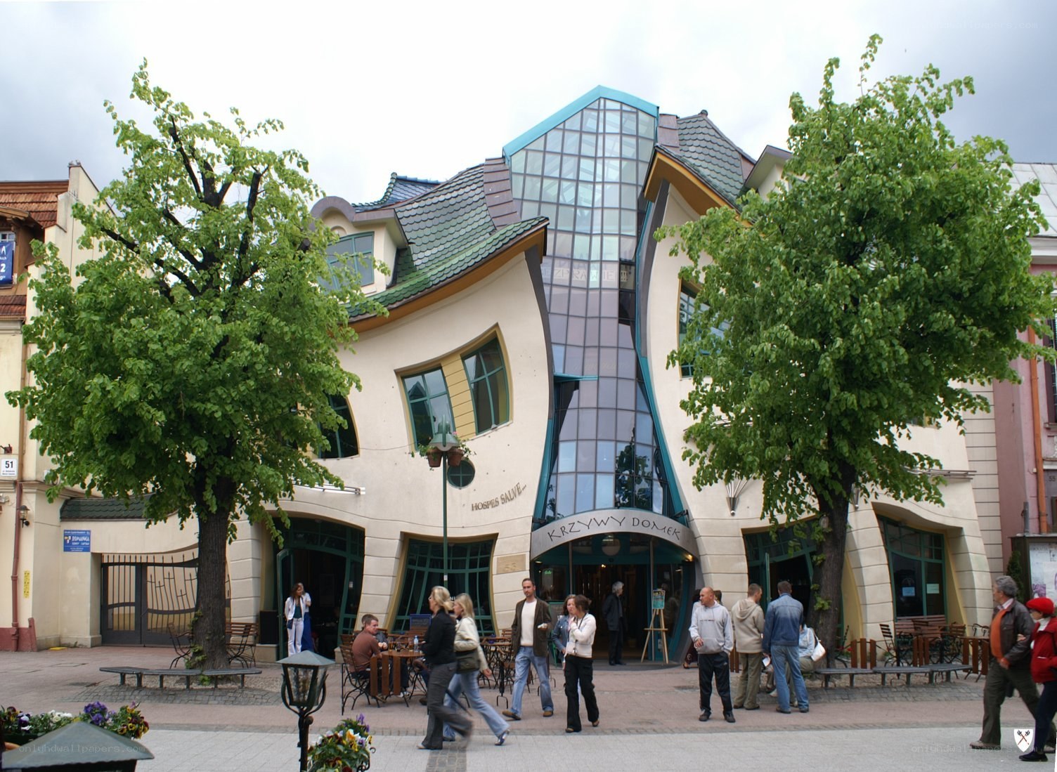 The Crooked House in Poland