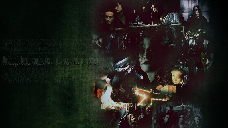 The Crow movie collage