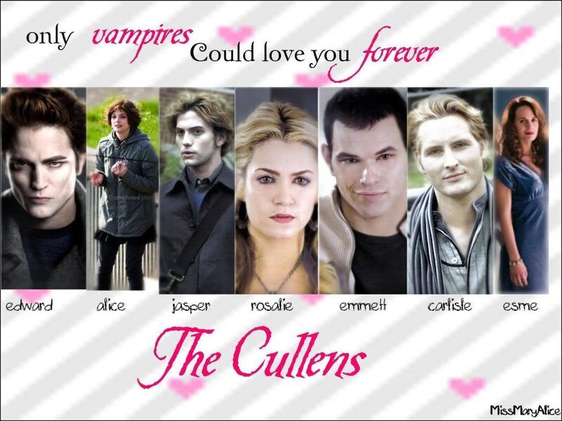 The Cullens from Twilight