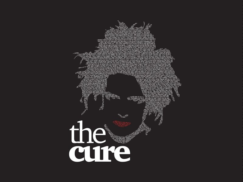 The Cure band portrait