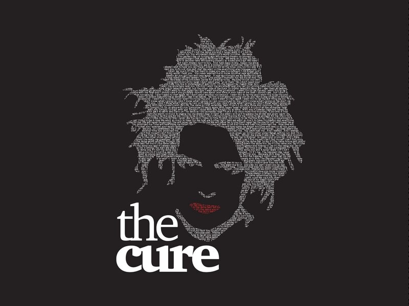 The Cure band portrait