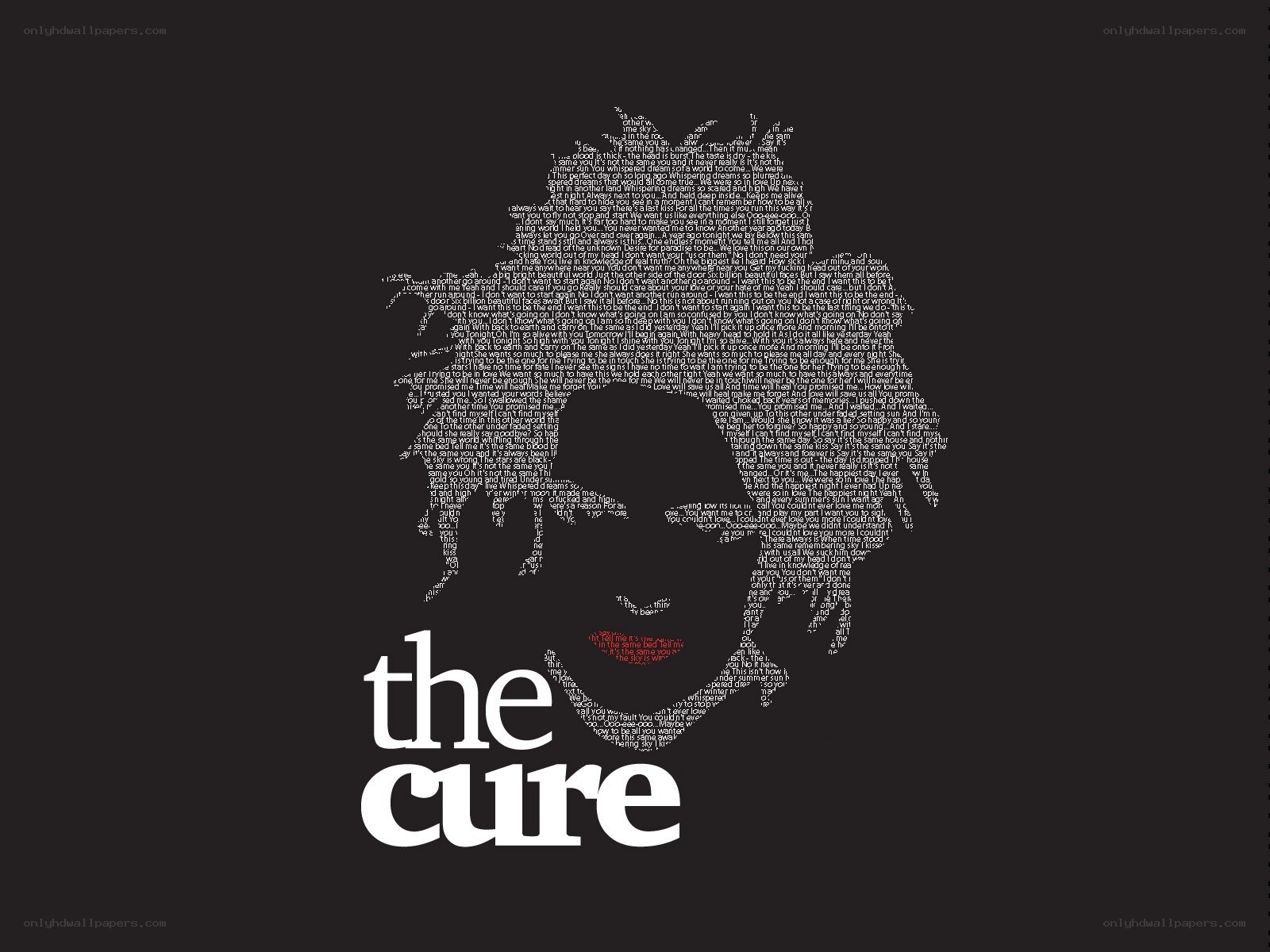 The Cure band portrait