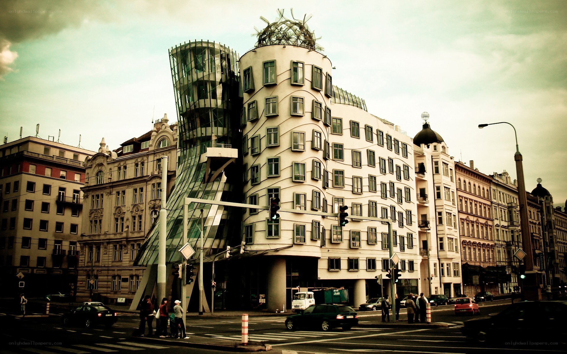 The Dancing House in Prague