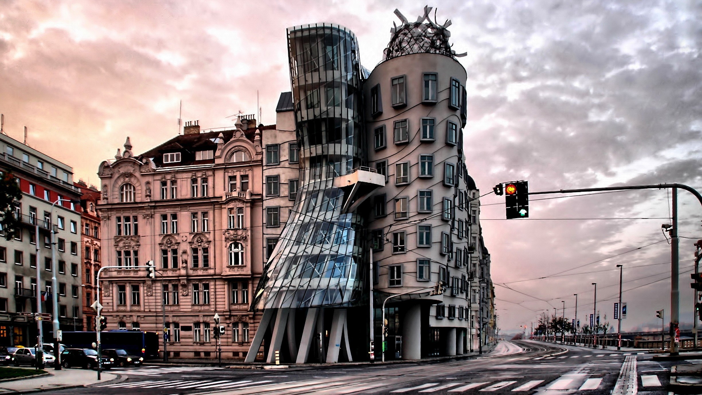The Dancing House in Prague