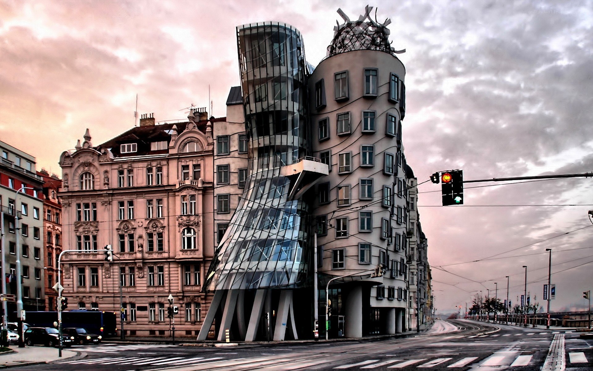 The Dancing House in Prague