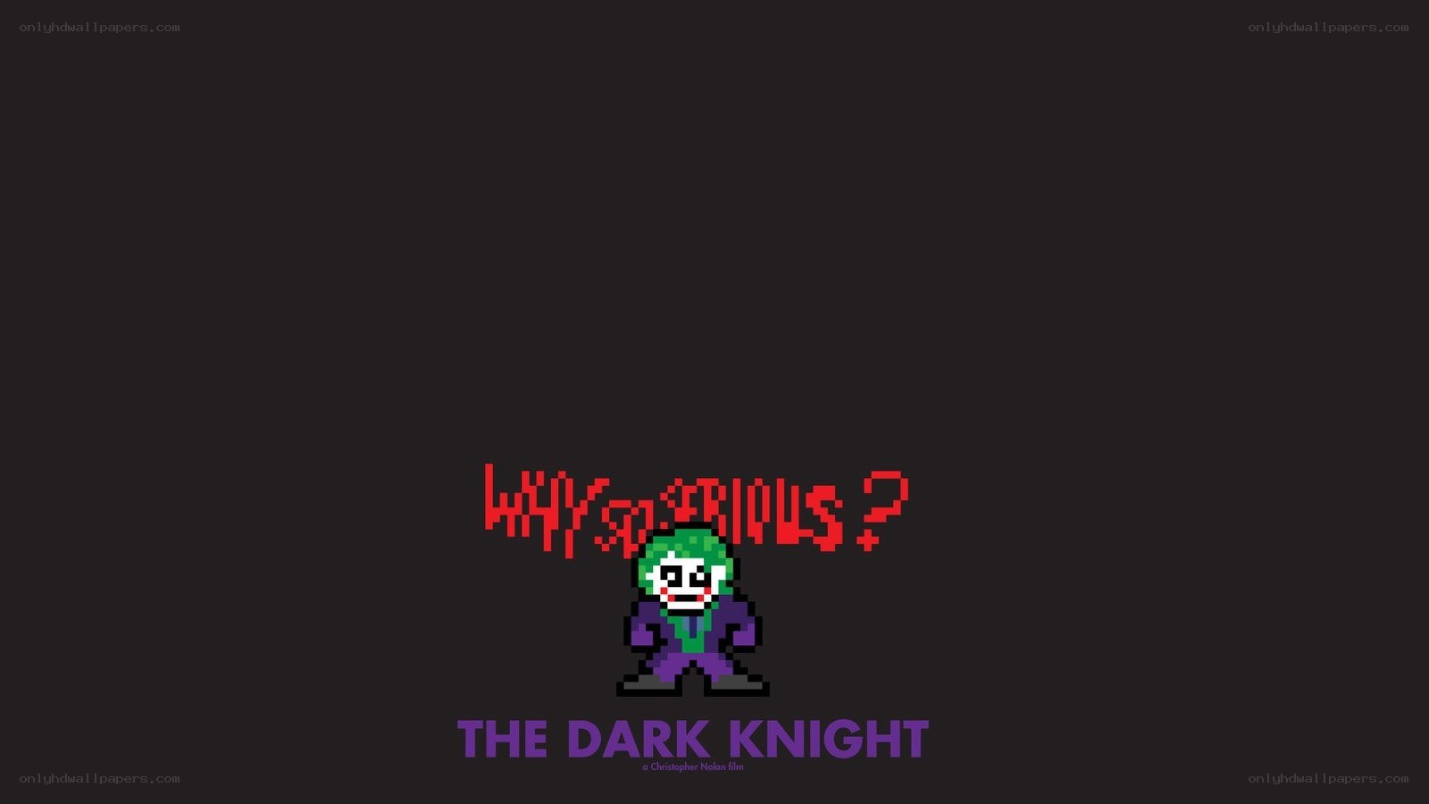 The Dark Knight pixel art