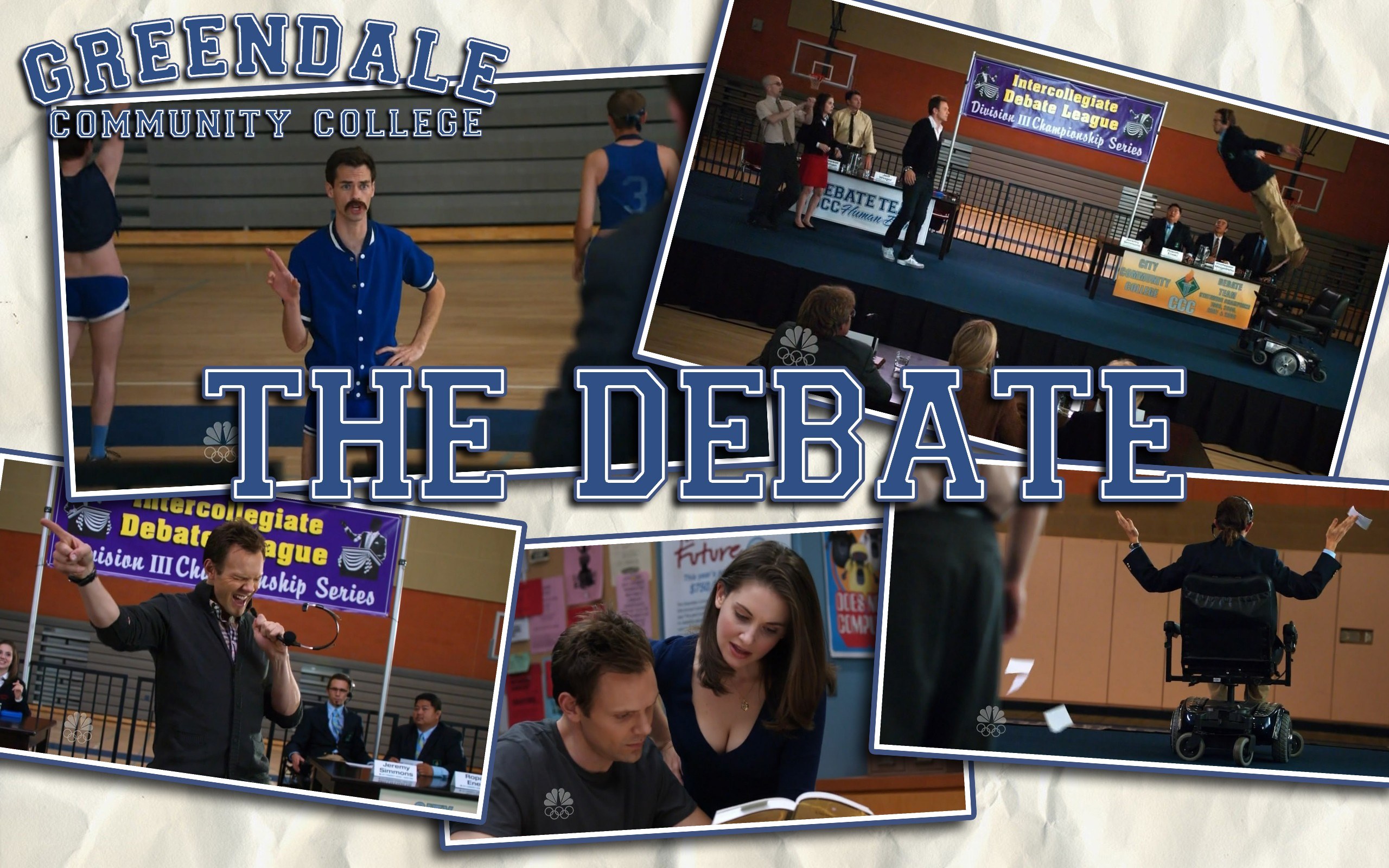 The Debate promotional collage