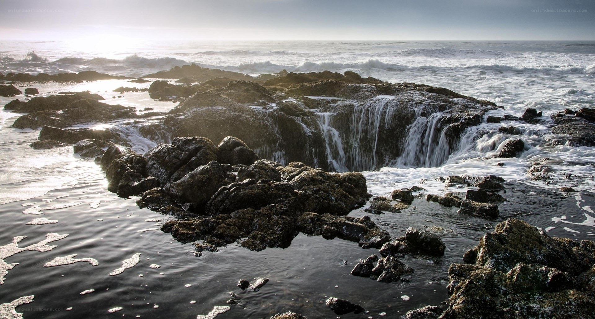 The Devil's Punchbowl at Big Sur