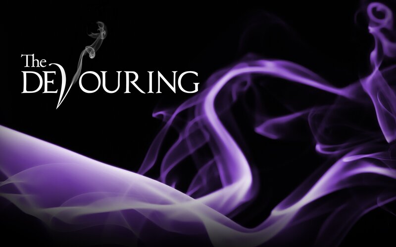 The Devouring title art