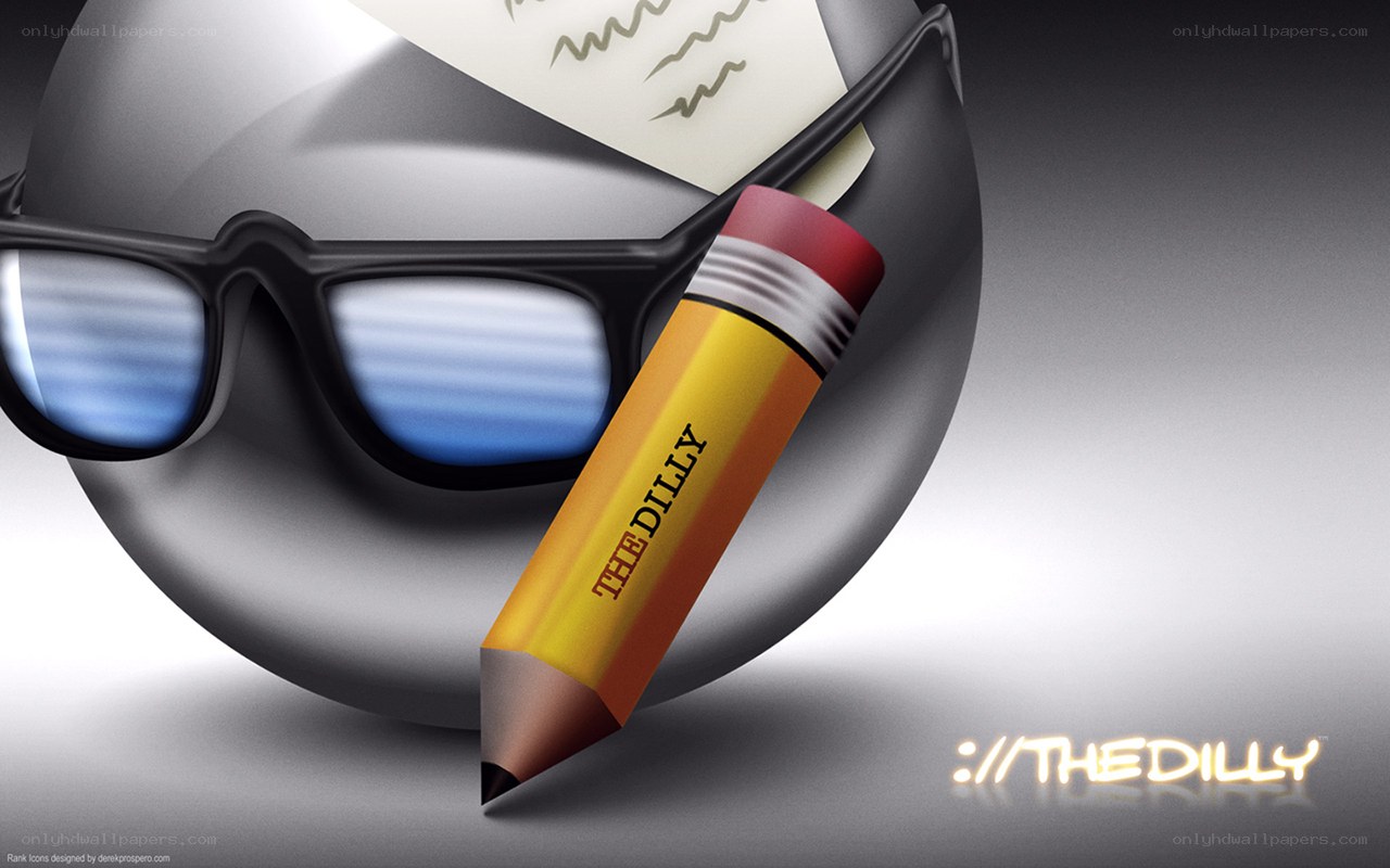 The Dilly logo with pencil