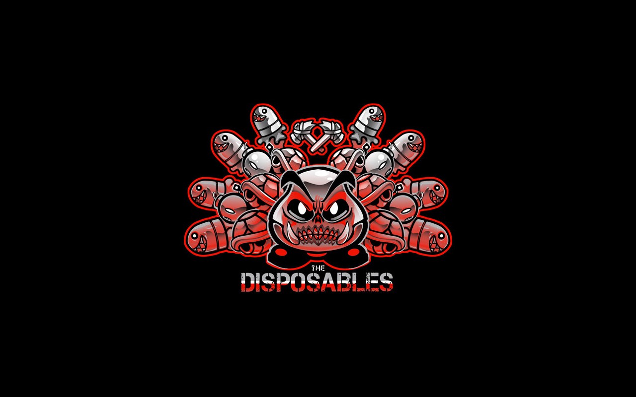 The Disposables logo art