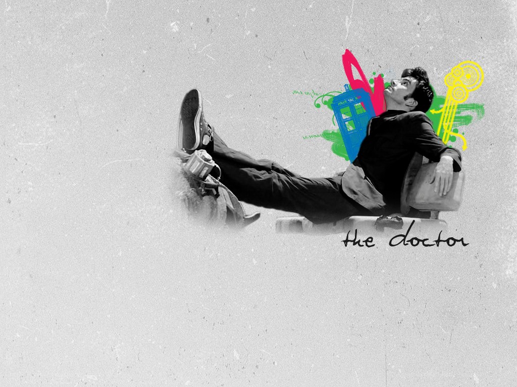 The Doctor in a relaxed pose