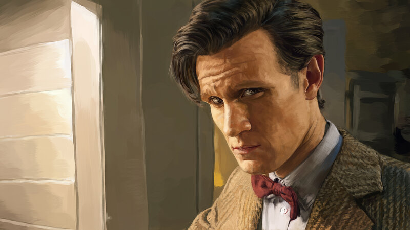 The Doctor in a thoughtful moment