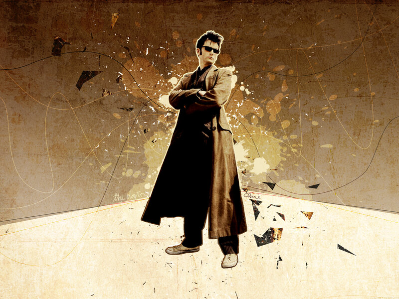 The Doctor in a trench coat