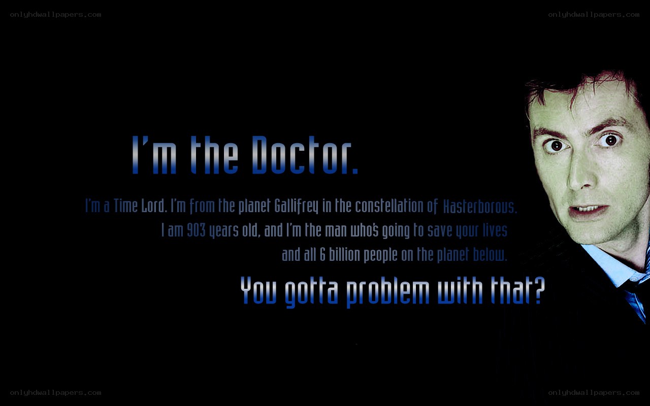 The Doctor introduces himself