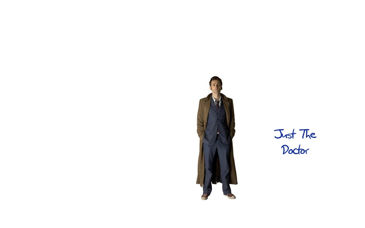 The Doctor standing alone