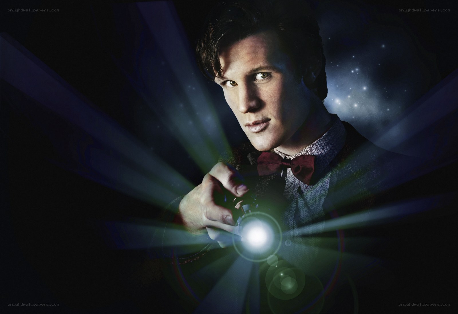 The Doctor with a sonic screwdriver