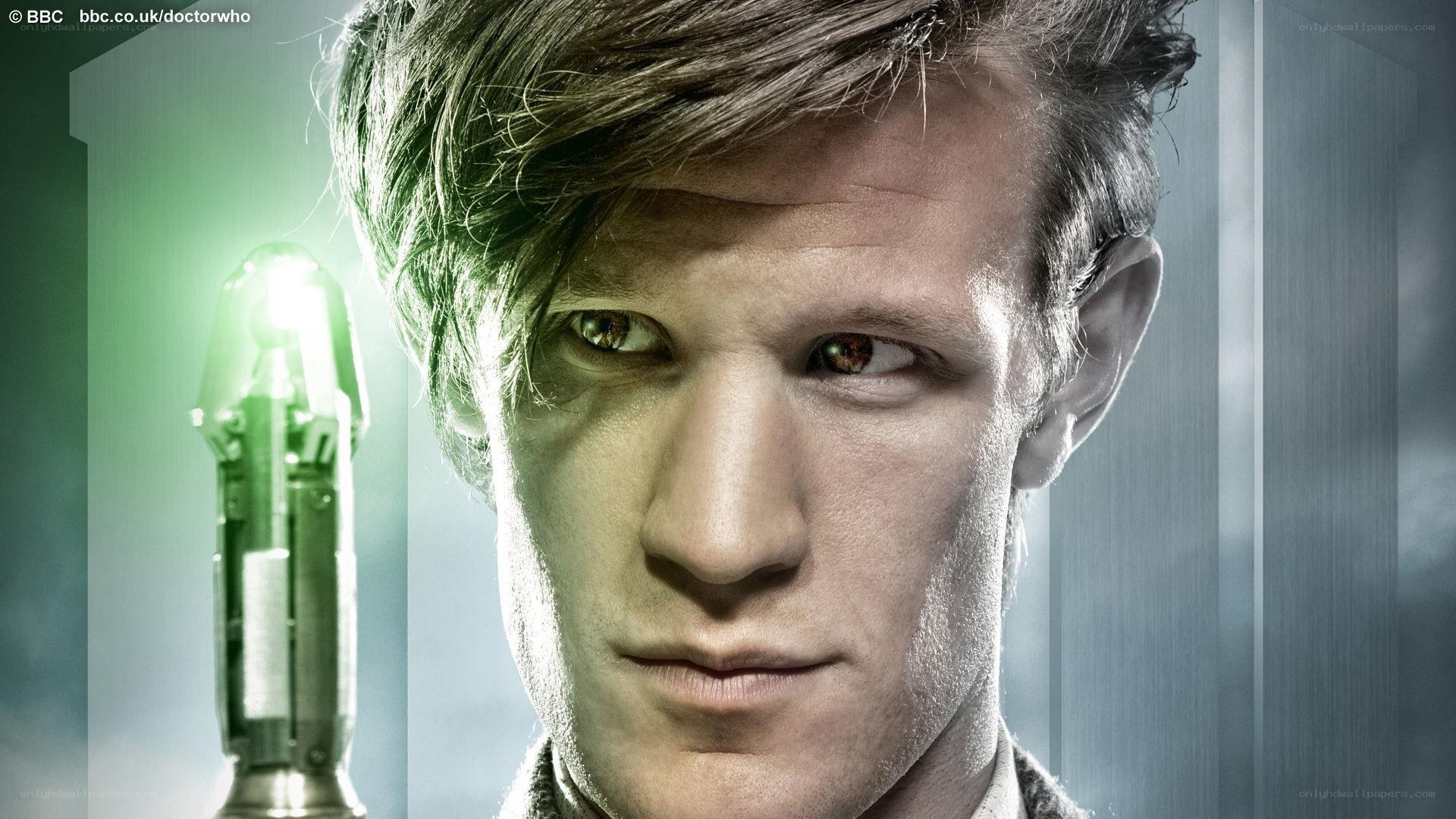The Doctor with sonic screwdriver