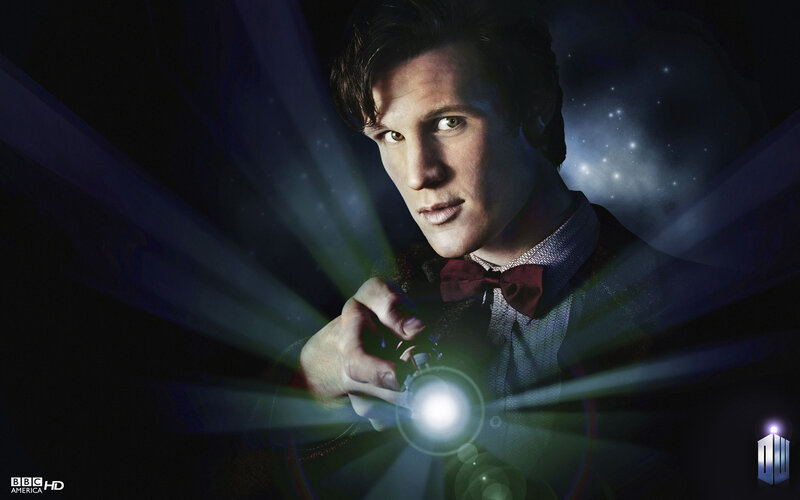 The Doctor with sonic screwdriver