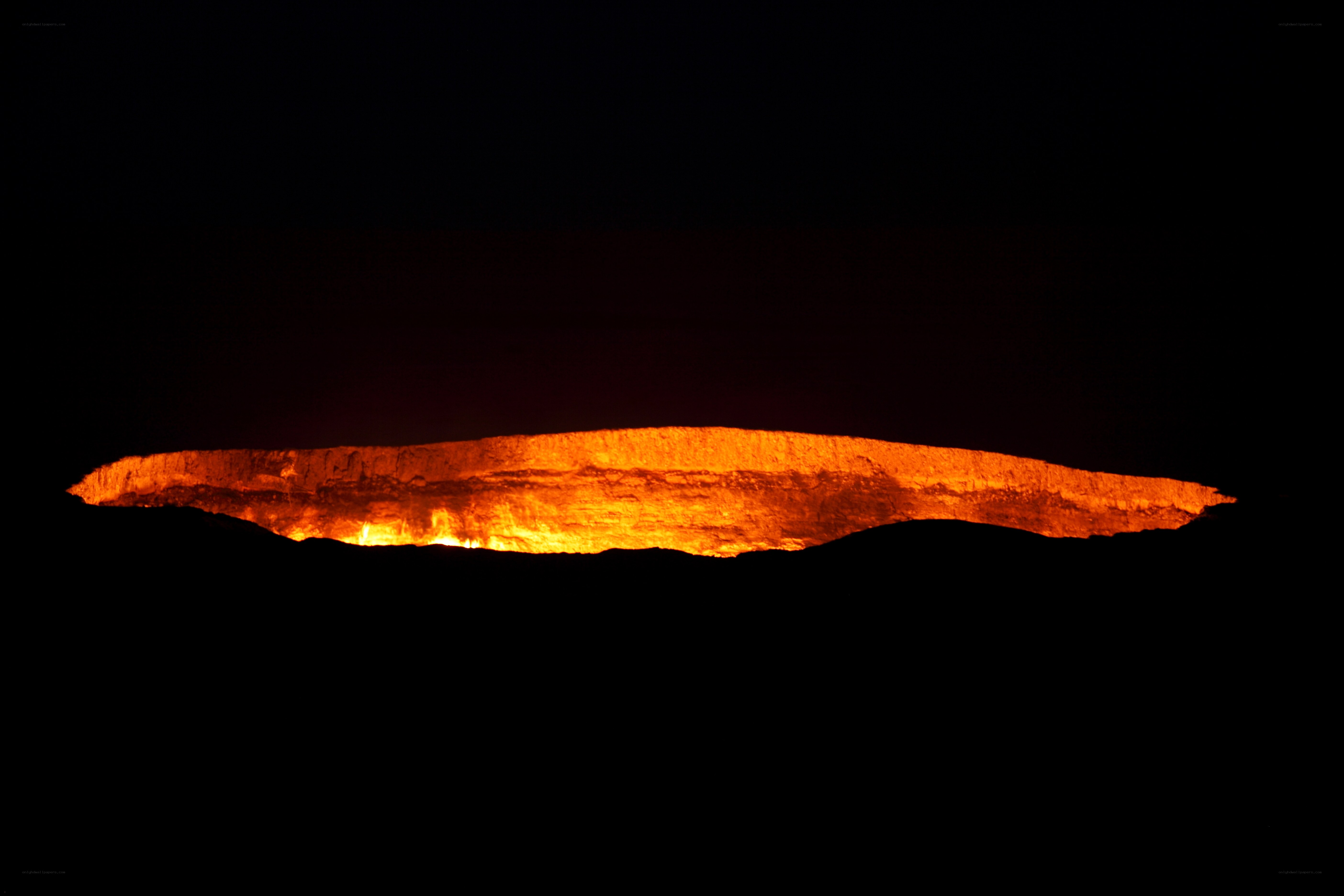 The Door to Hell at Night