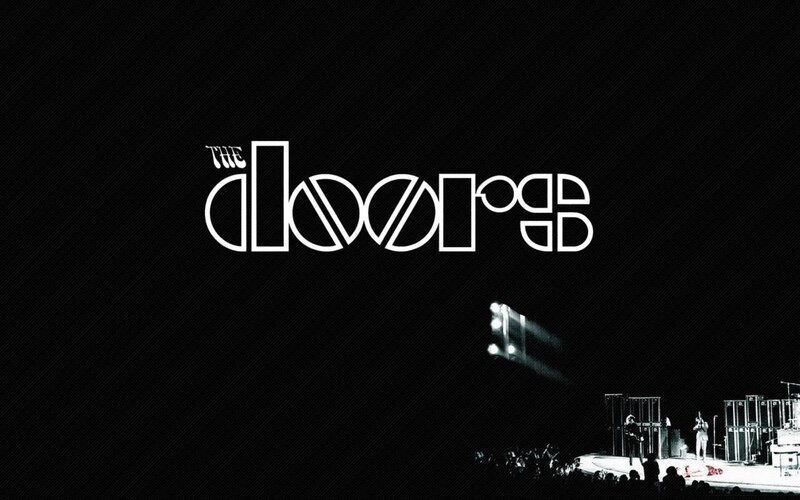 The Doors band logo and concert
