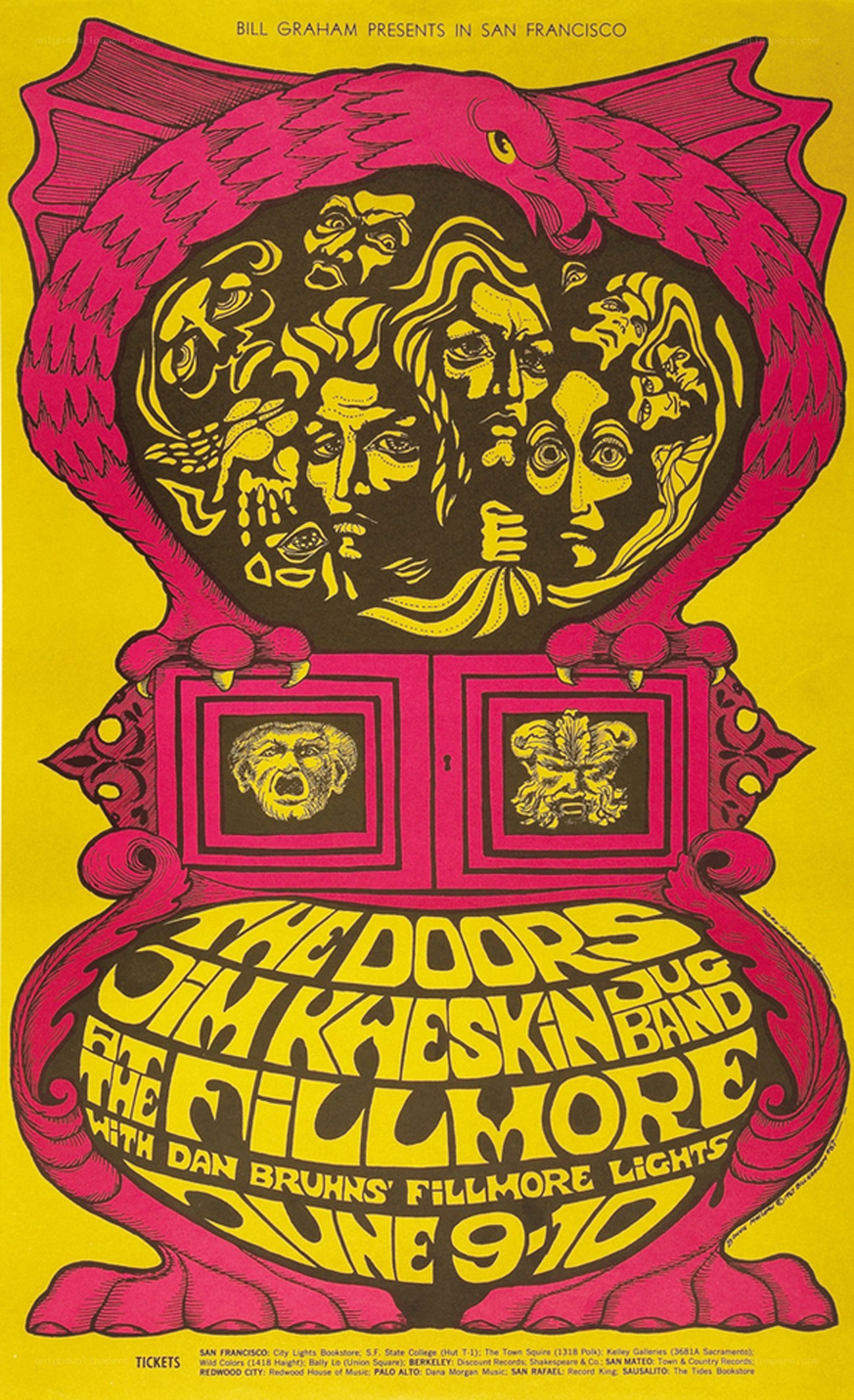 The Doors concert poster