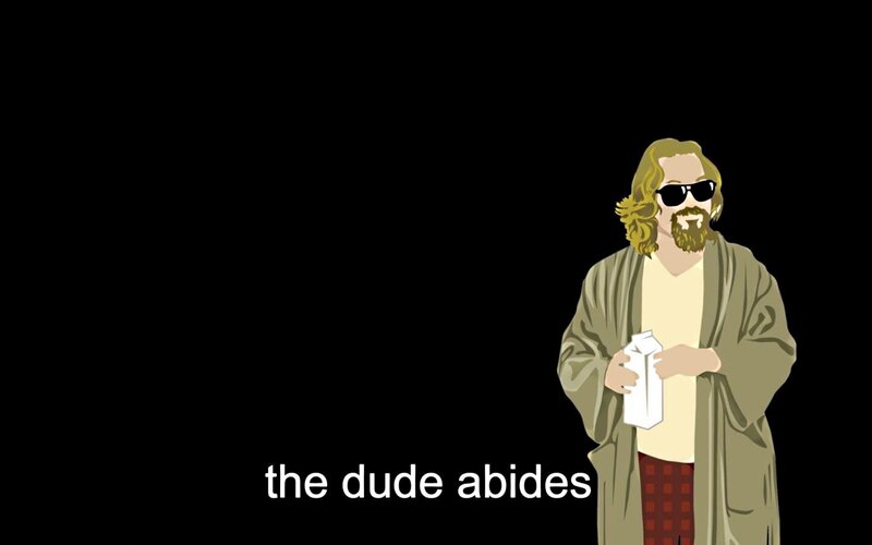 the dude abides meme