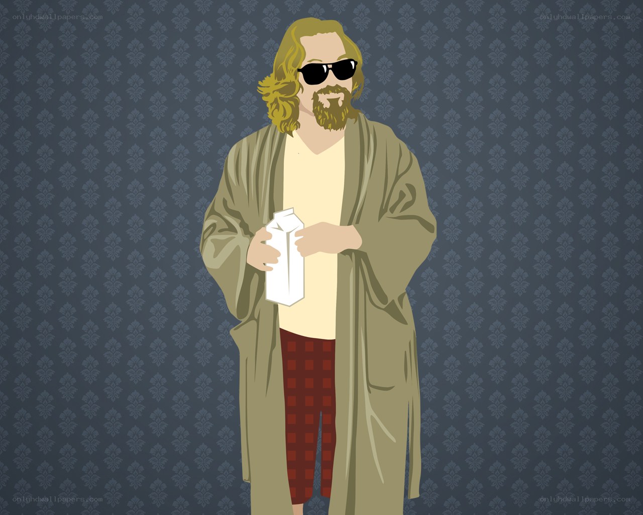 the dude in a robe