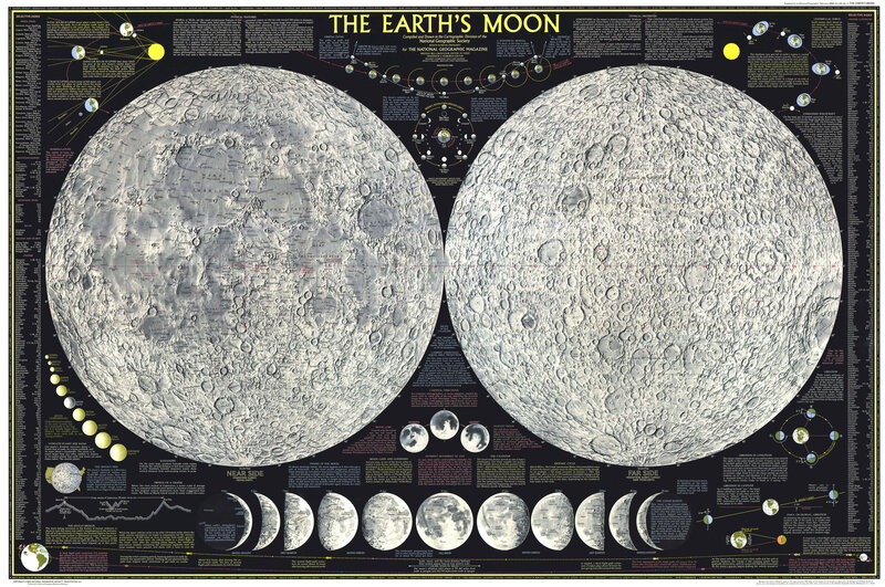 The Earth's Moon Map