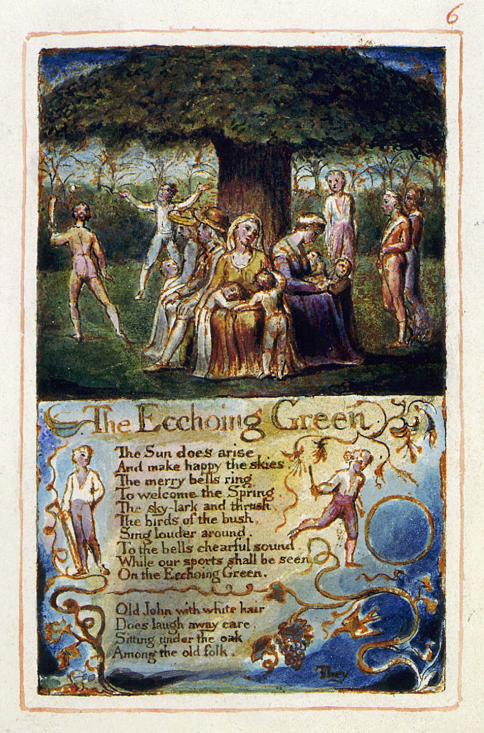 The Echoing Green illustration