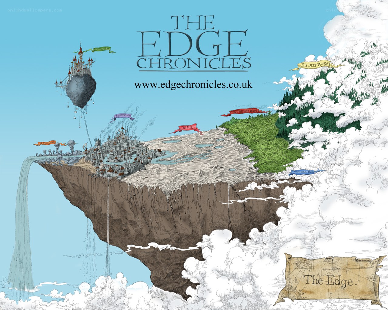 The Edge Chronicles world map