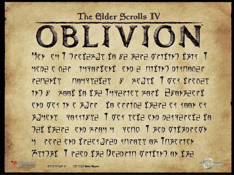 The Elder Scrolls IV: Oblivion