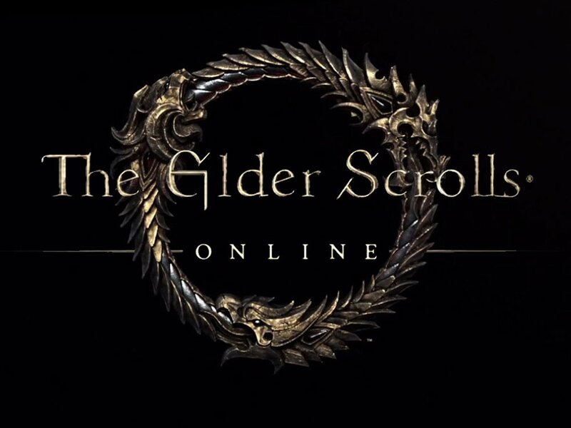 The Elder Scrolls Logo — Black, Dramatic