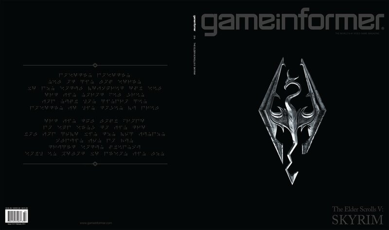 The Elder Scrolls V: Skyrim Logo — Black, Dramatic, Illustration