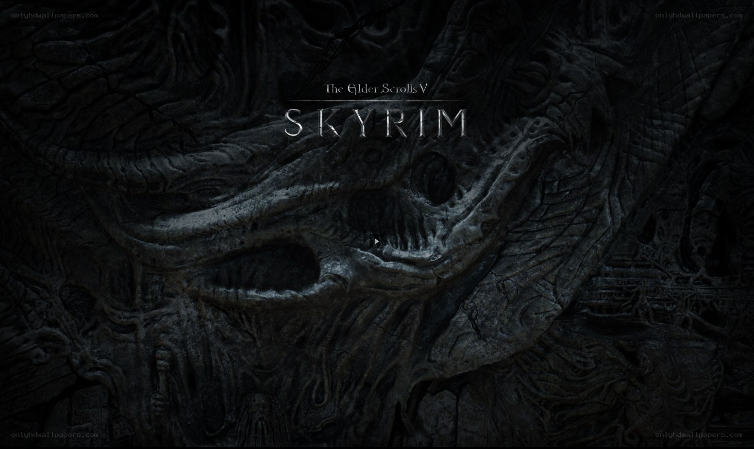 The Elder Scrolls V: Skyrim title screen