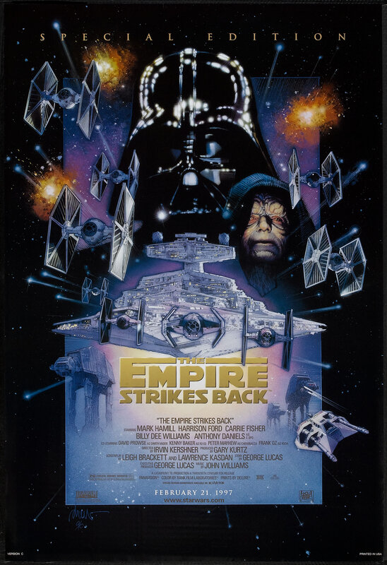 The Empire Strikes Back special edition poster