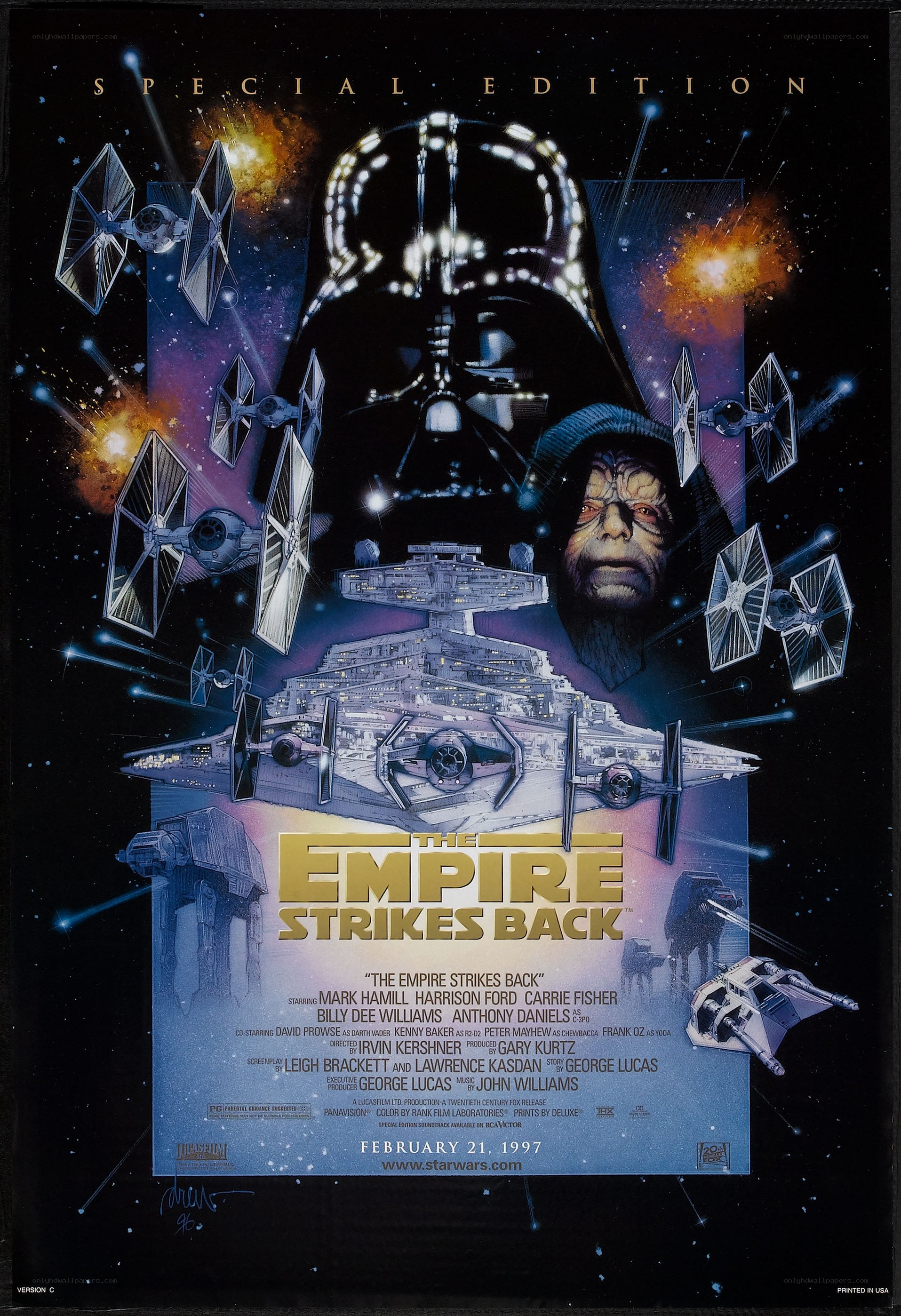 The Empire Strikes Back special edition poster