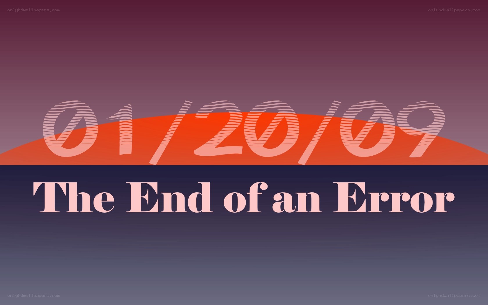 The End of an Error