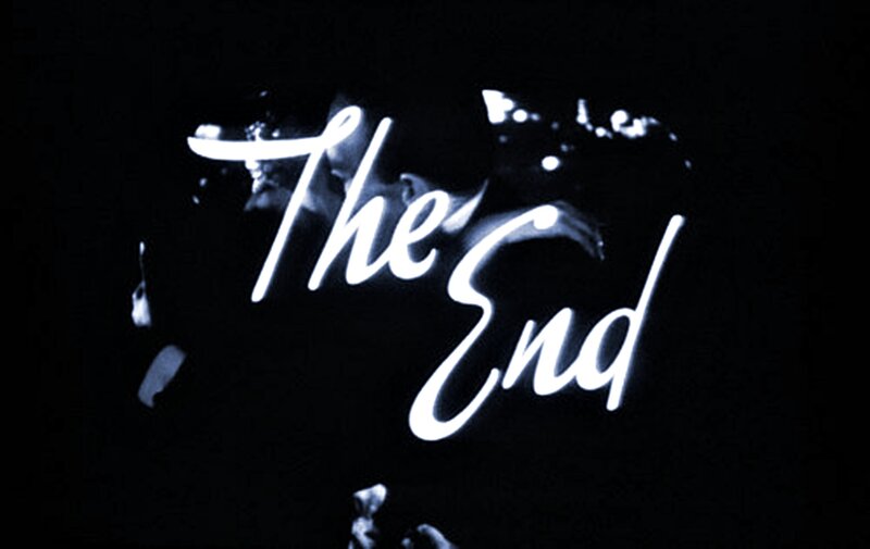 The End Text — Black