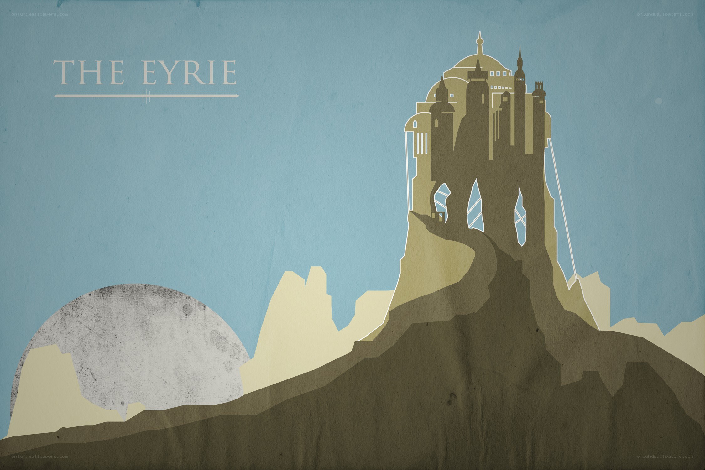 The Eyrie castle illustration