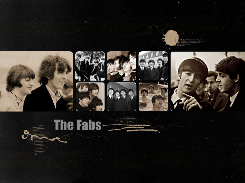 The Fab Four collage