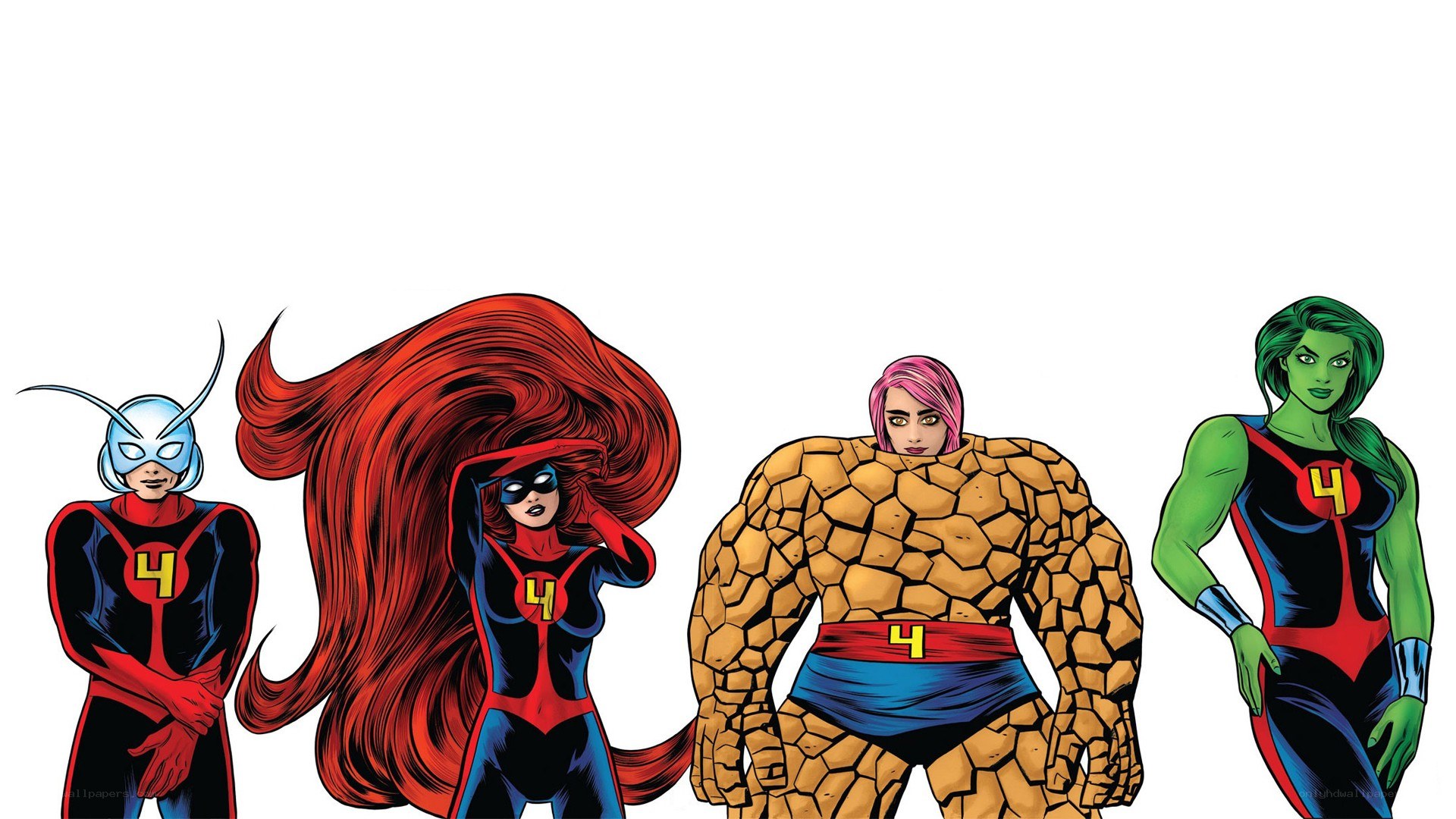 The Fantastic Four heroes