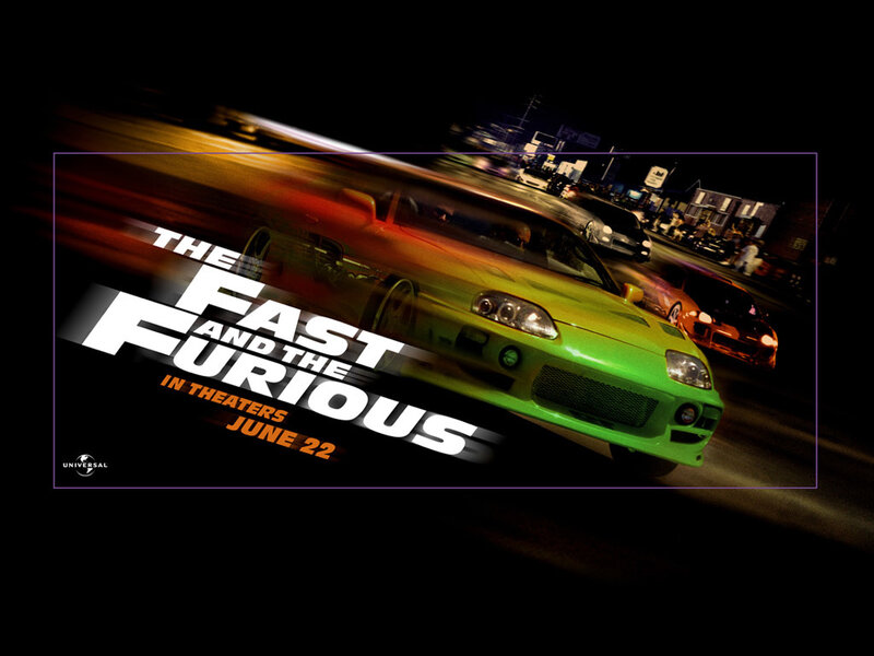 The Fast and the Furious movie poster
