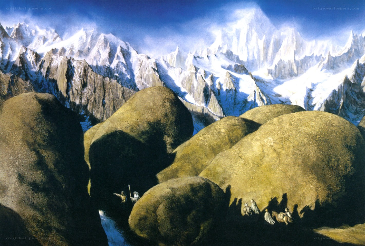 The Fellowship in the mountains