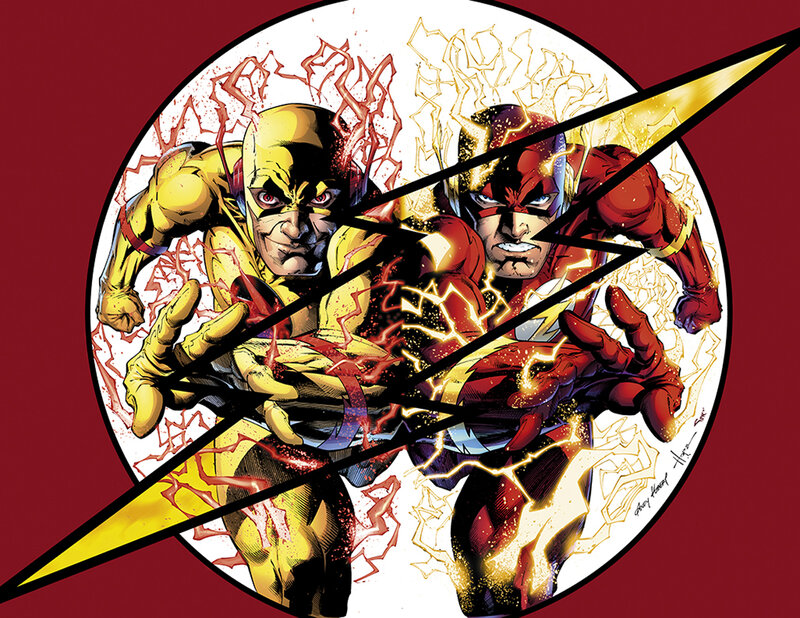 The Flash and Reverse-Flash clash