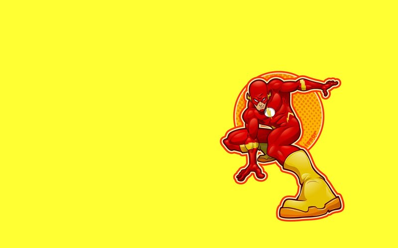 The Flash character illustration
