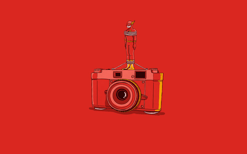 The Flash Character on Camera
