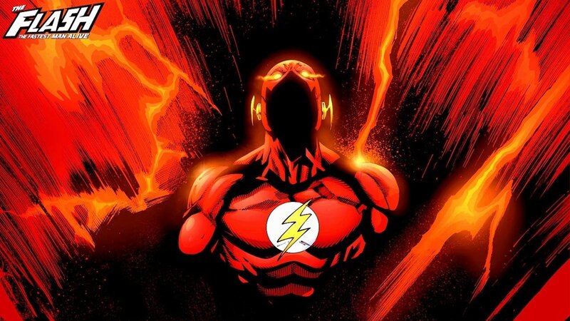 The Flash Character — Red, Dramatic, Comic, Lightning Bolt, Red Suit